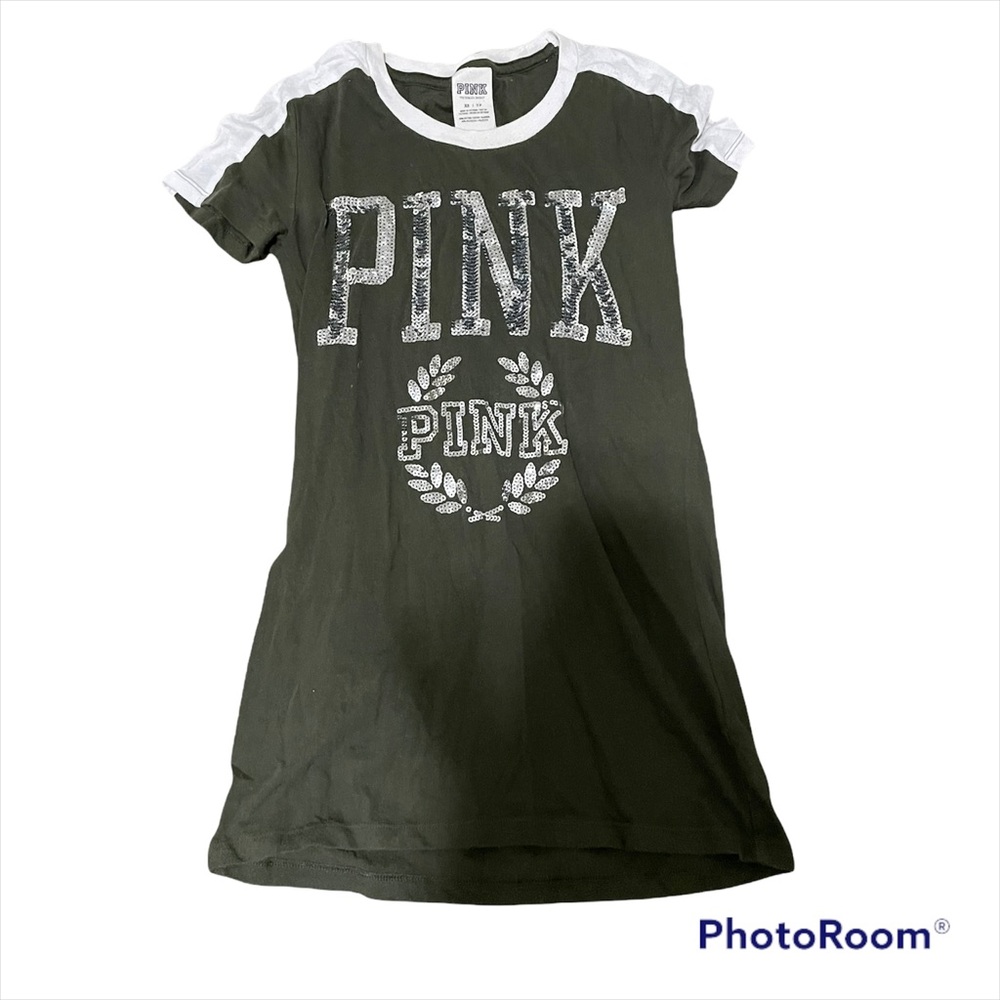 PINK green T-shirt